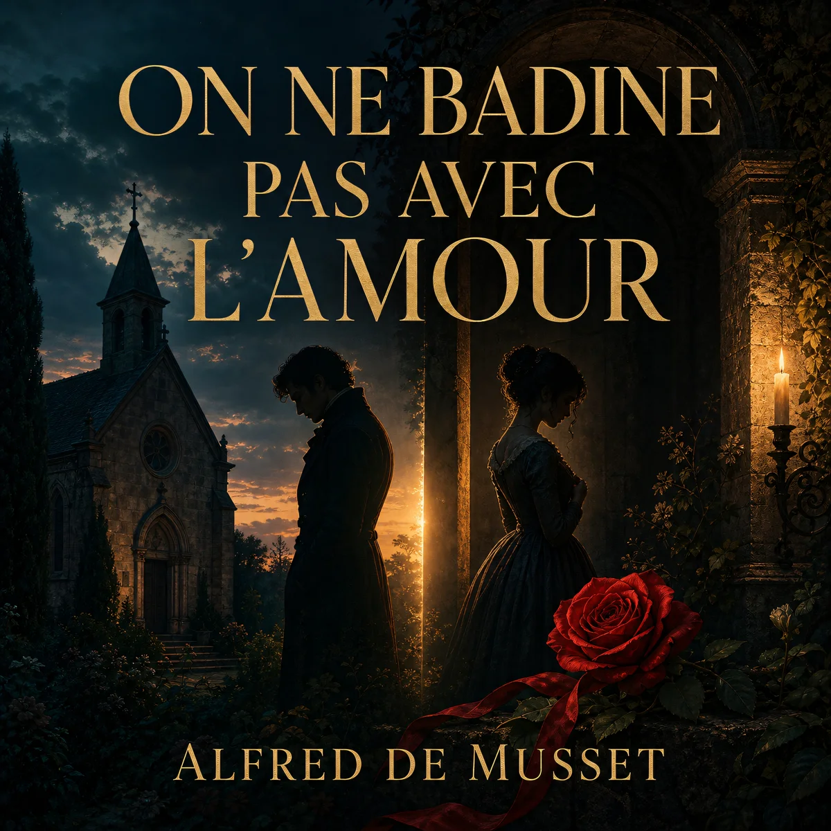 Cover of On ne badine pas avec l'amour by Alfred de Musset, audiobook